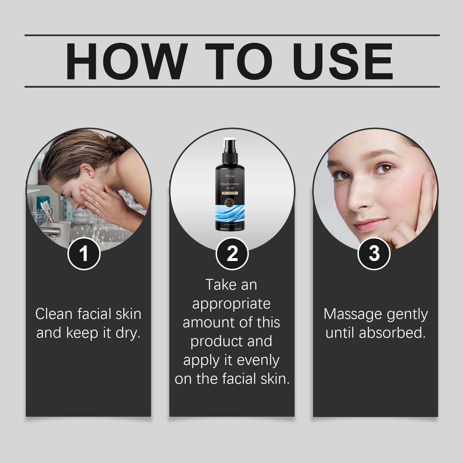 Hyaluronic Acid Facial Essence, Hydrating, Soothing, Radiant, Moisturizing, Hydrating And Firming Essence