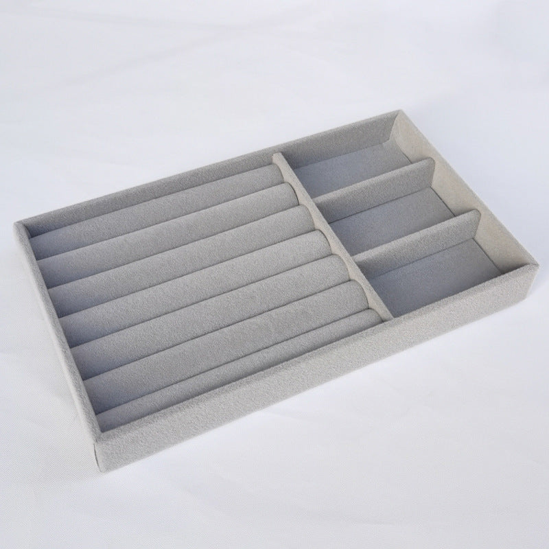 Velvet Stackable Jewelry Organizer, Portable for Rings, Earrings and Necklaces.