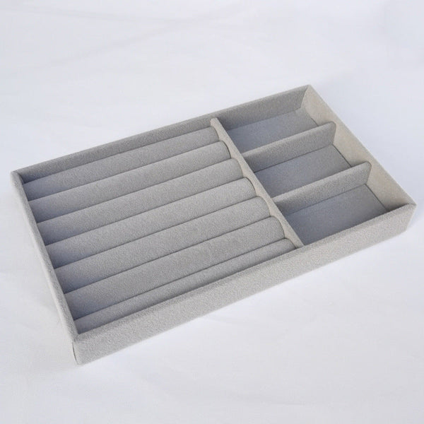 Velvet Stackable Jewelry Organizer, Portable for Rings, Earrings and Necklaces.