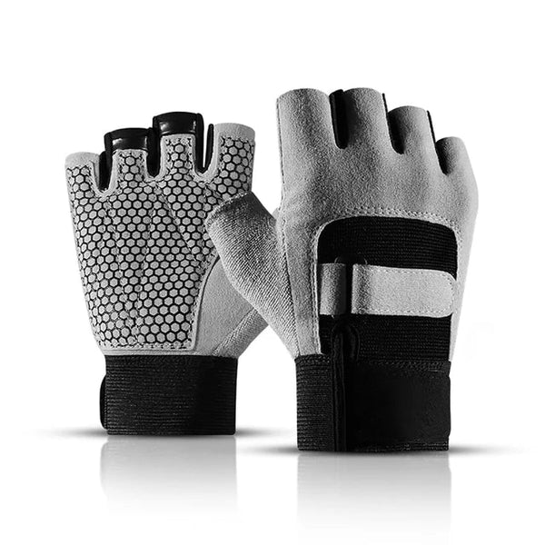 Men's and women's weightlifting equipment sports gloves, outdoor cycling training half finger anti slip shock-absorbing gloves