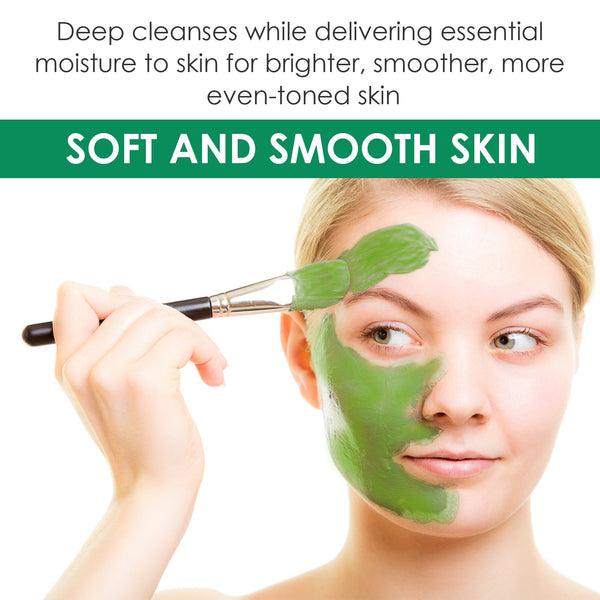 Facial Green Tea Vitamin Cleanse Mask, Facial Acne Deep Moisturizing Smear Delicate Pores Tender Skin