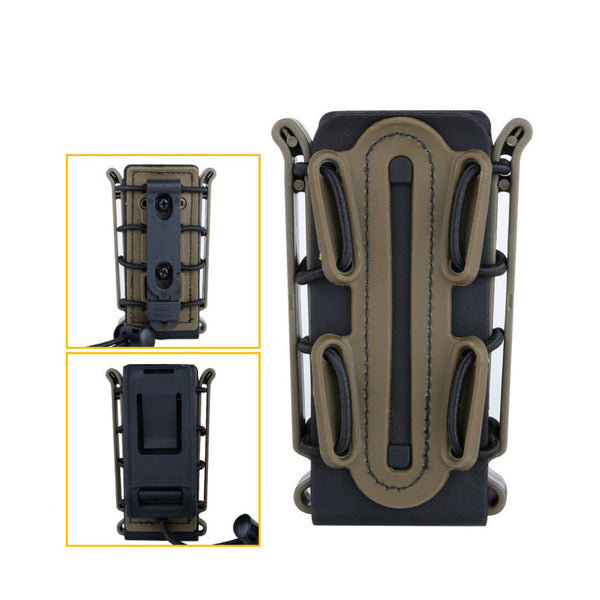Live CS Tactical Waist Hanging Box 5.56&7.62 Elastic Scorpion Quick Pull Outdoor Multi purpose Kit