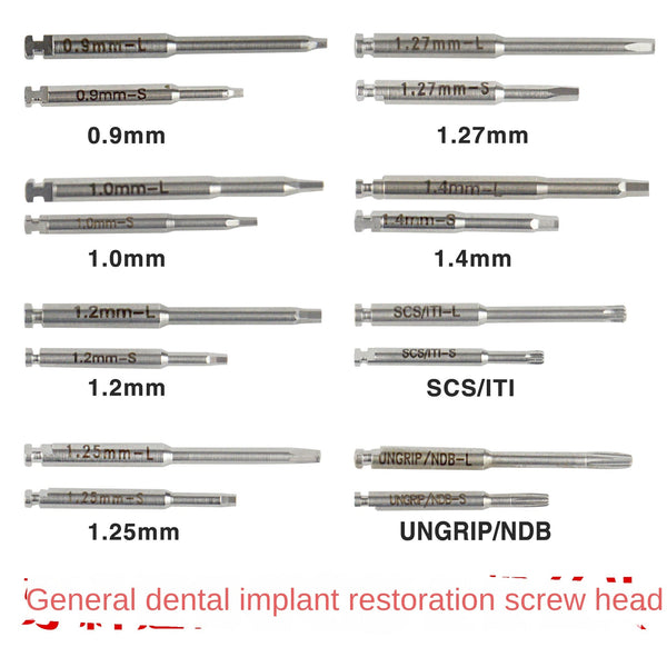 Dental implant torque wrench oral implant implant universal tool extraoral screwdriver bit screw rod