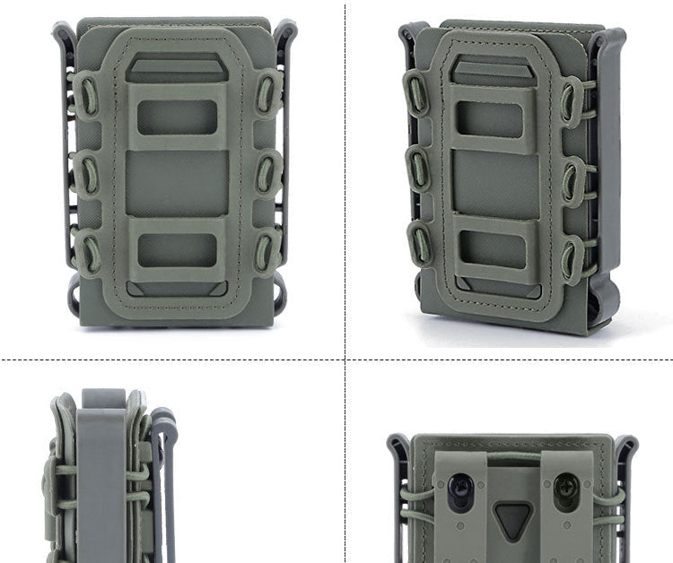 Live CS Tactical Waist Hanging Box 5.56&7.62 Elastic Scorpion Quick Pull Outdoor Multi purpose Kit