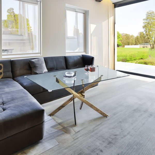 Modern Glass Table for Dining Room/Kitchen, 0.39