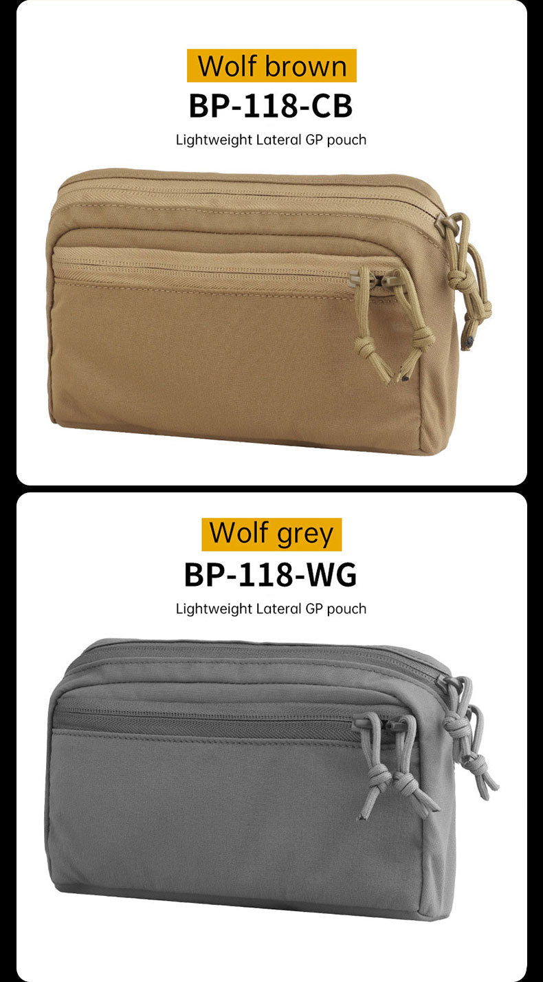WoSportT Lightweight Horizontal GP Bag Molle Storage Bag Accessory Multifunctional Equipment Sundry Tool Bag