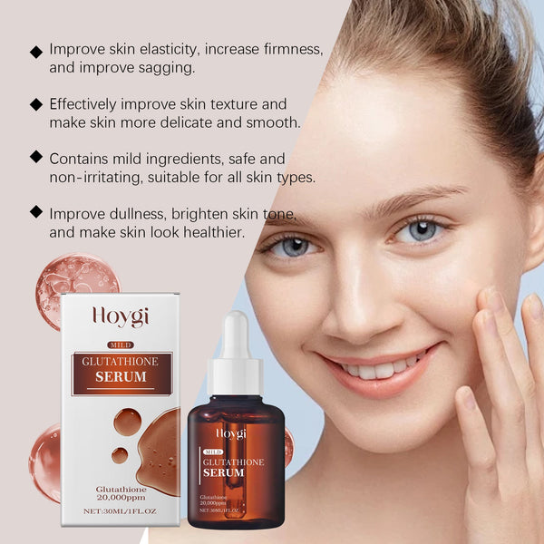Glutathione Facial Serum Moisturizes And Improves Skin Elasticity, Brightening And Restoring Essence