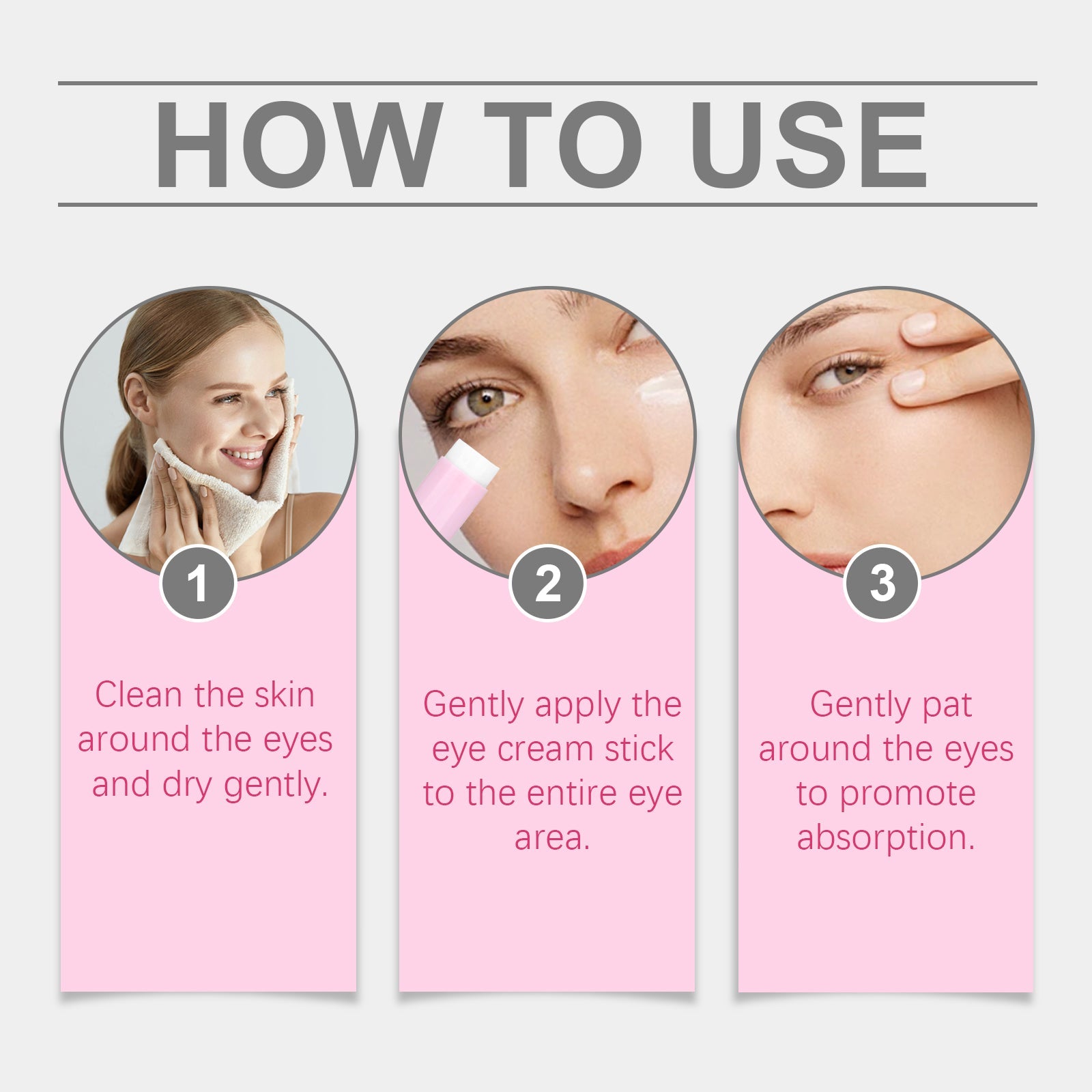 Firming Eye Cream Stick Tightens Skin Around Eyes, Lightens Fine Lines And Gently Careens Firming Eye Cream Stick