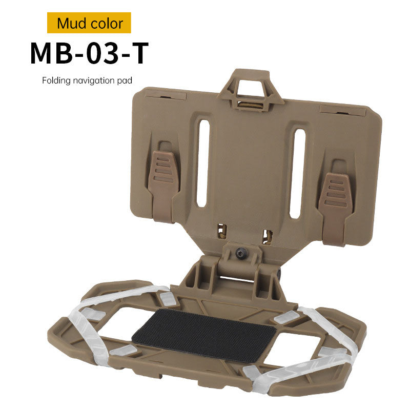MOLLE mount war vest chest hanging universal chest mobile phone plate carrier folding navigation board