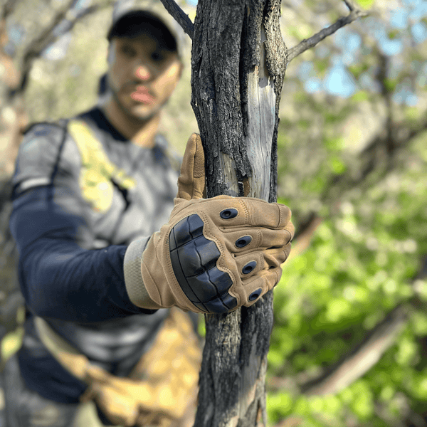 JupiterGear Tactical Military Airsoft Gloves for Outdoor Sports, Paintball, and Motorcycling with Touchscreen Fingertip Capability