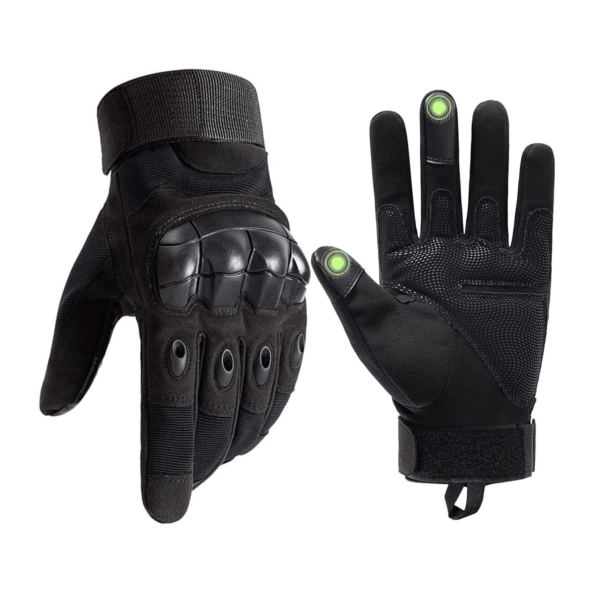 JupiterGear Tactical Military Airsoft Gloves for Outdoor Sports, Paintball, and Motorcycling with Touchscreen Fingertip Capability