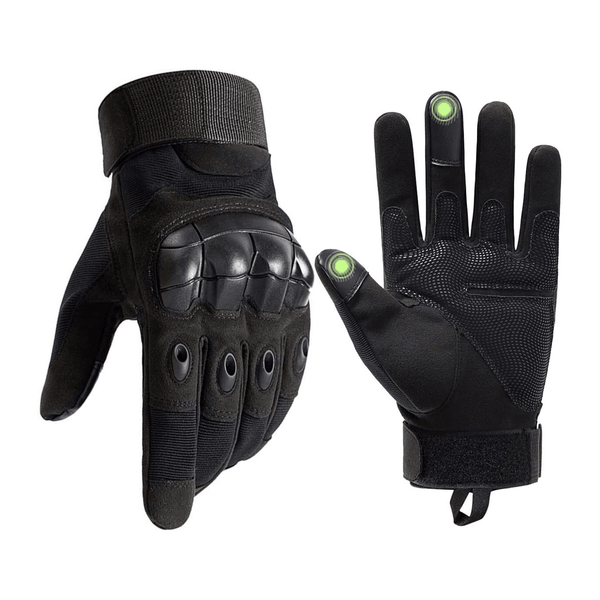 JupiterGear Tactical Military Airsoft Gloves for Outdoor Sports, Paintball, and Motorcycling with Touchscreen Fingertip Capability