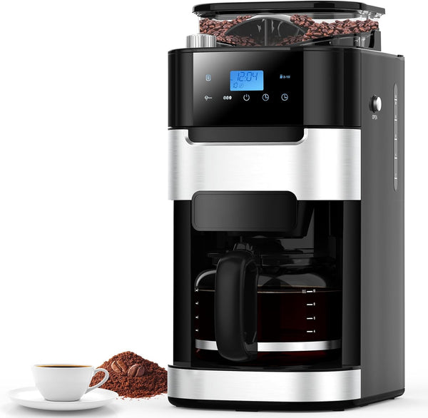 10-Cup Drip Coffee Maker with Built-In Grinde CM8025