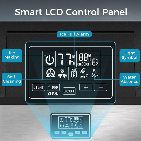 100LBS/200LBS/265LBS  Freestanding Commercial Ice Maker Z5845A