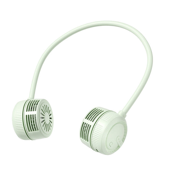 Foldable Neck Fan Portable Silent USB Charging Outdoor Sports Turbine Bladeless Mini Neck Fan