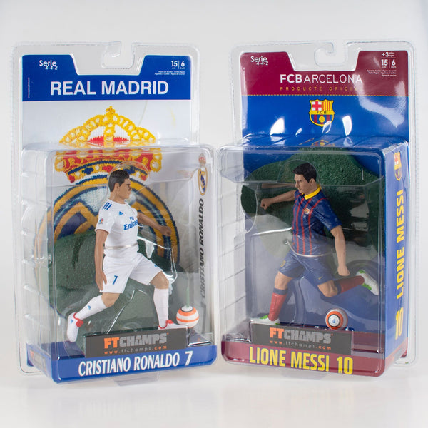 Sports football star Cristiano Ronaldo Lionel Messi Barcelona Real Madrid football fan commemorative figurine