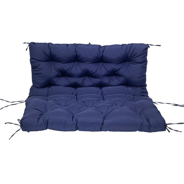 Outdoor 2/3-seater bench/swing cushions: thickened, with backrest, waterproof.