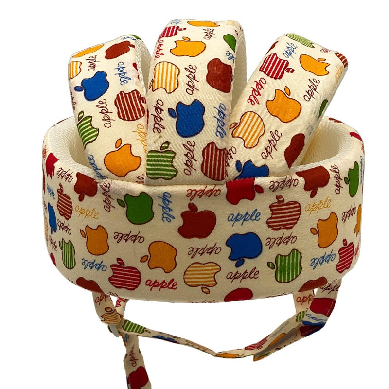 Baby Learning to Walk Anti-Collision Hat Infant Toddler Safety Helmet Cotton Protective Cap Fully Cotton Breathable Lightweight