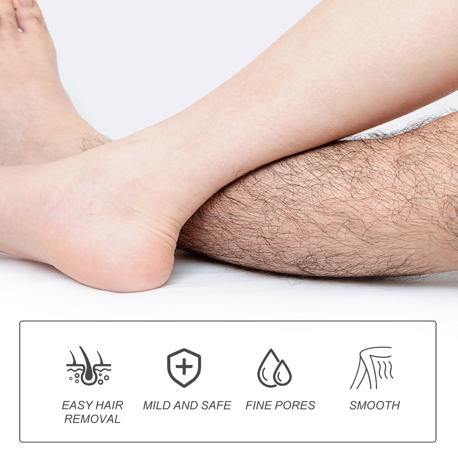 Hair Removal Wax Bean, Underarm Leg Quick Hair Removal Mild Non-Irritating Skin Dry And Smooth