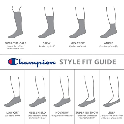 12-Pack Champion Liner Socks