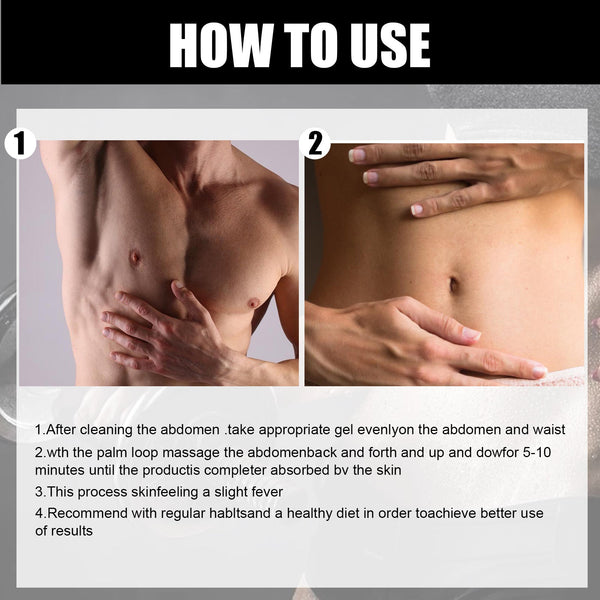 Body Sculpting Abs Cream, Exercise Strengthen Muscles Fitness Body Sculpting Cream