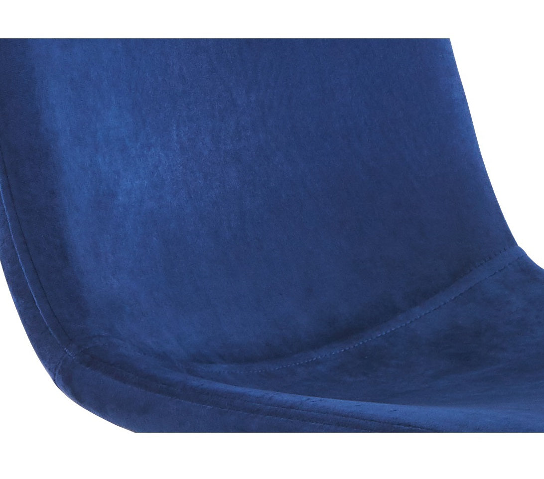 Dining Chair 4PCS（BLUE）Modern style New technology Suitable for restaurants cafes taverns