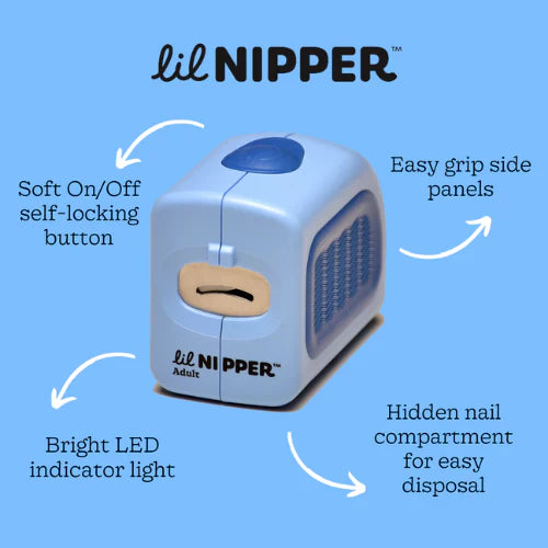 Adult Electric Nail Clipper - Teens, Adults, Seniors (Ages 13+) - Lil Nipper