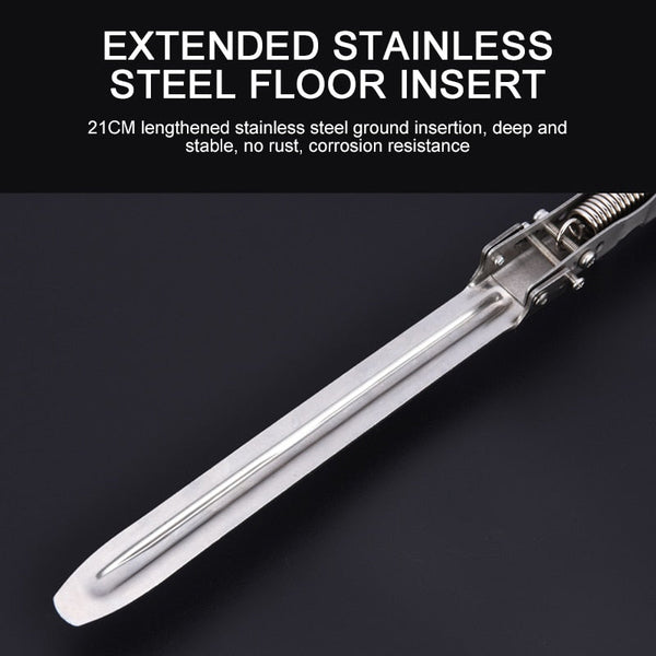 New Fishing Rod Holders Automatic Fishing Stainless Steel Pole Tackle Storage 32cm Outdoor Fishing Accessories Bracket Outdoor