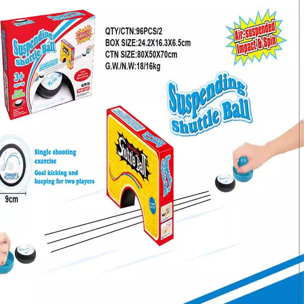 Children's electric shuttle ice hockey suspended electric puzzle toy parent-child interaction indoor and outdoor