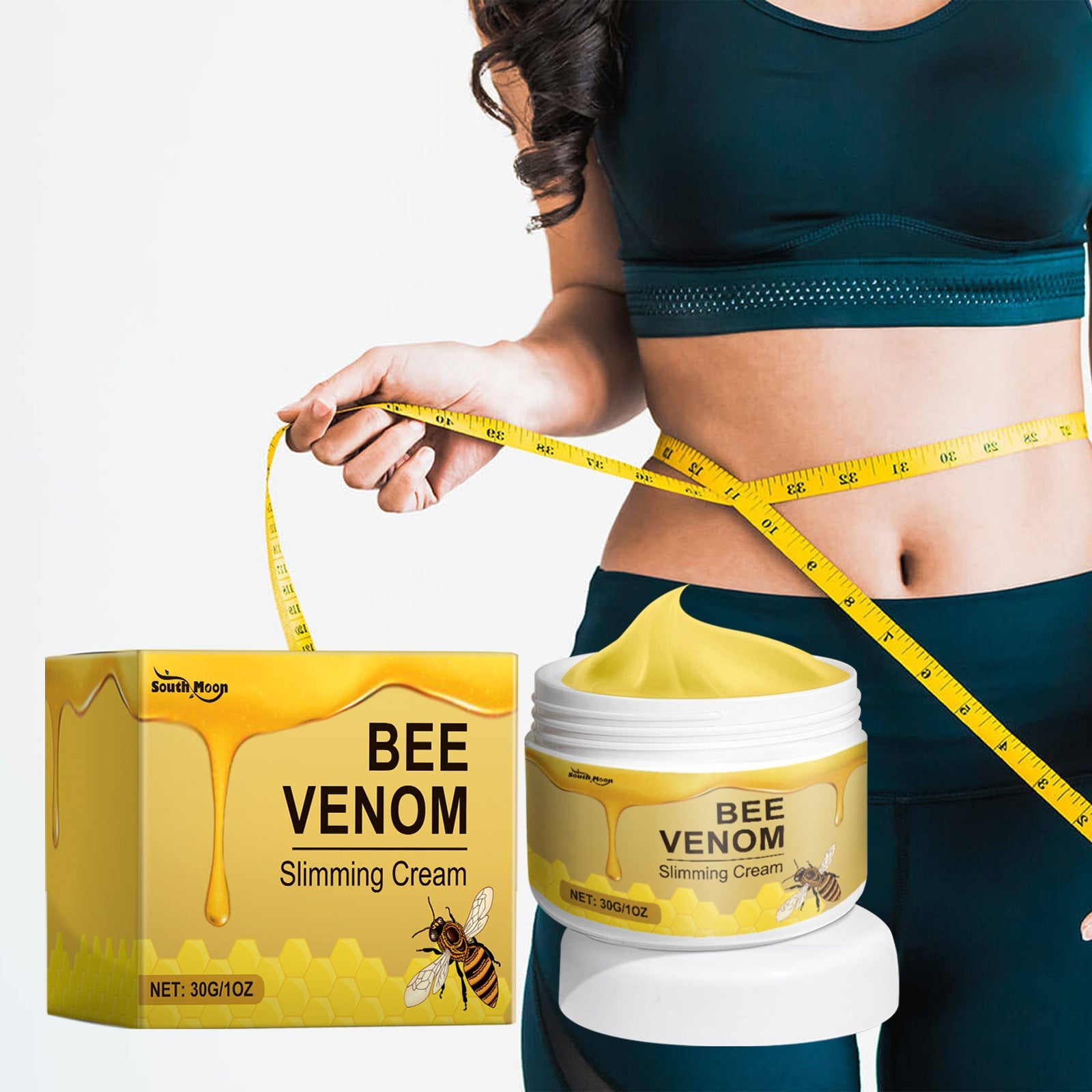Bee Venom Care Cream Gentle Light Care Firming Muscle Curves Body Moisturizing Moisturizer
