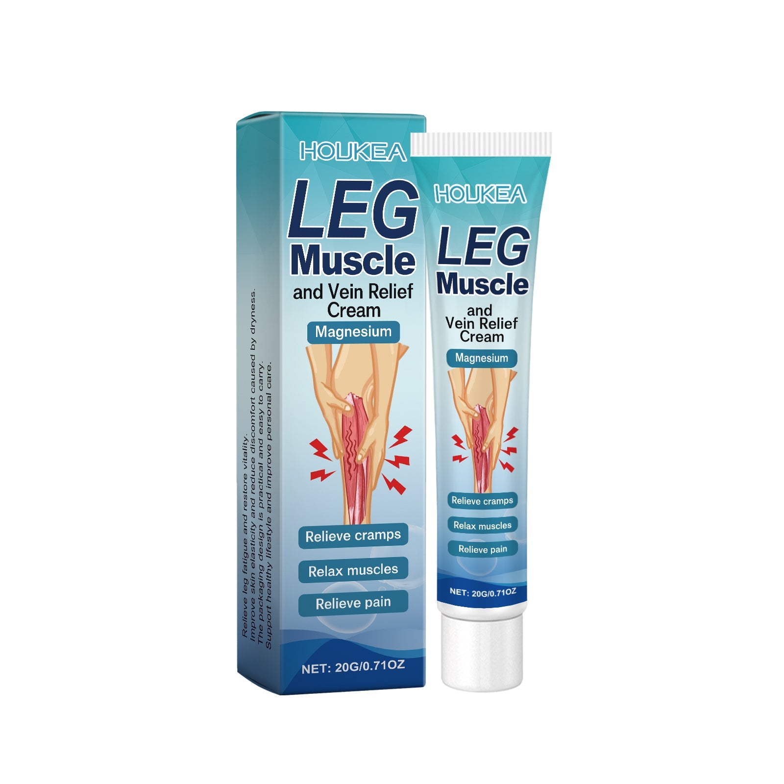 Leg Care Cream Mild Ingredients To Soothe Leg Discomfort Daily Moisturizing Massage Care Cream