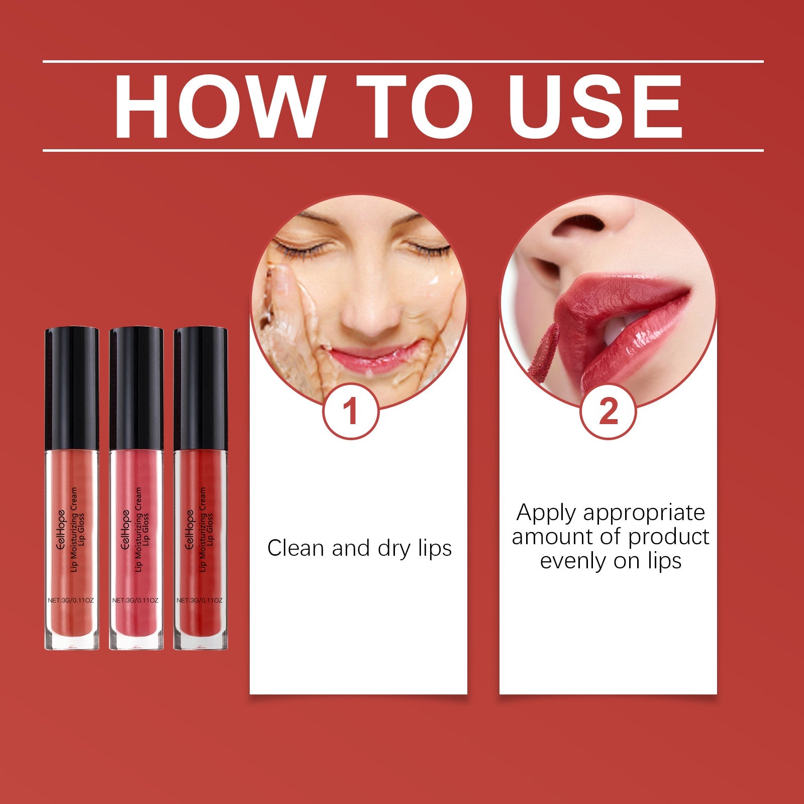 Moisturizing Lip Gloss Gloss Gloss Lip Glaze Easy Color Moisturizing And Multi-Colored Lip Balm
