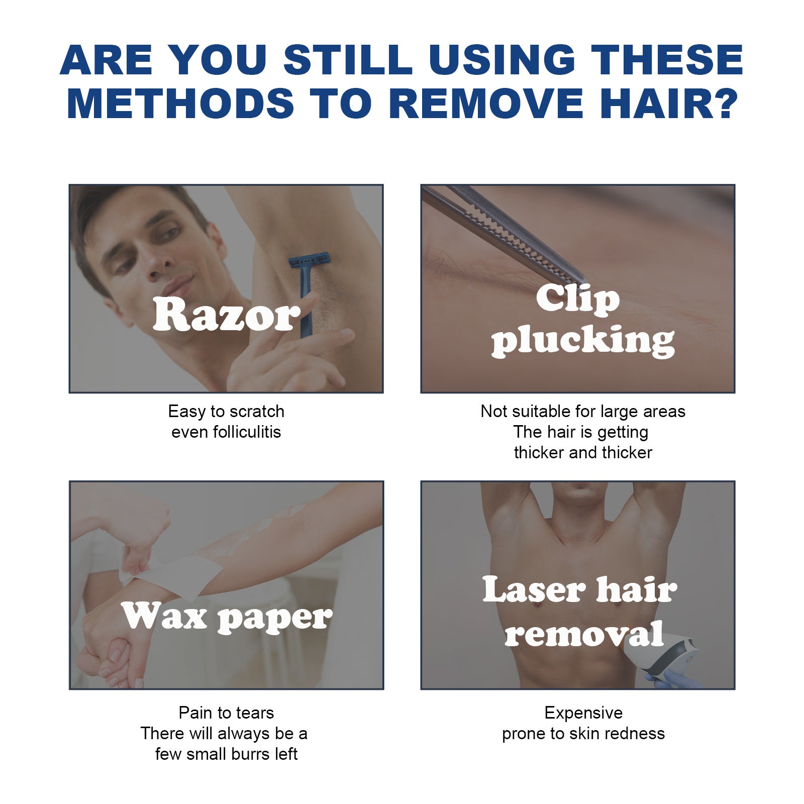 Men's Hair Removal Foam Spray Leg Underarm Chest Hair Gentle Cleansing Quick Hair Removal Spray