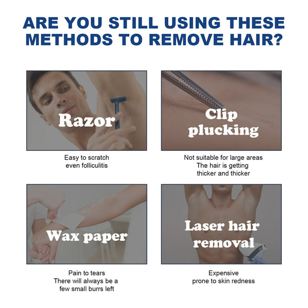 Men's Hair Removal Foam Spray Leg Underarm Chest Hair Gentle Cleansing Quick Hair Removal Spray