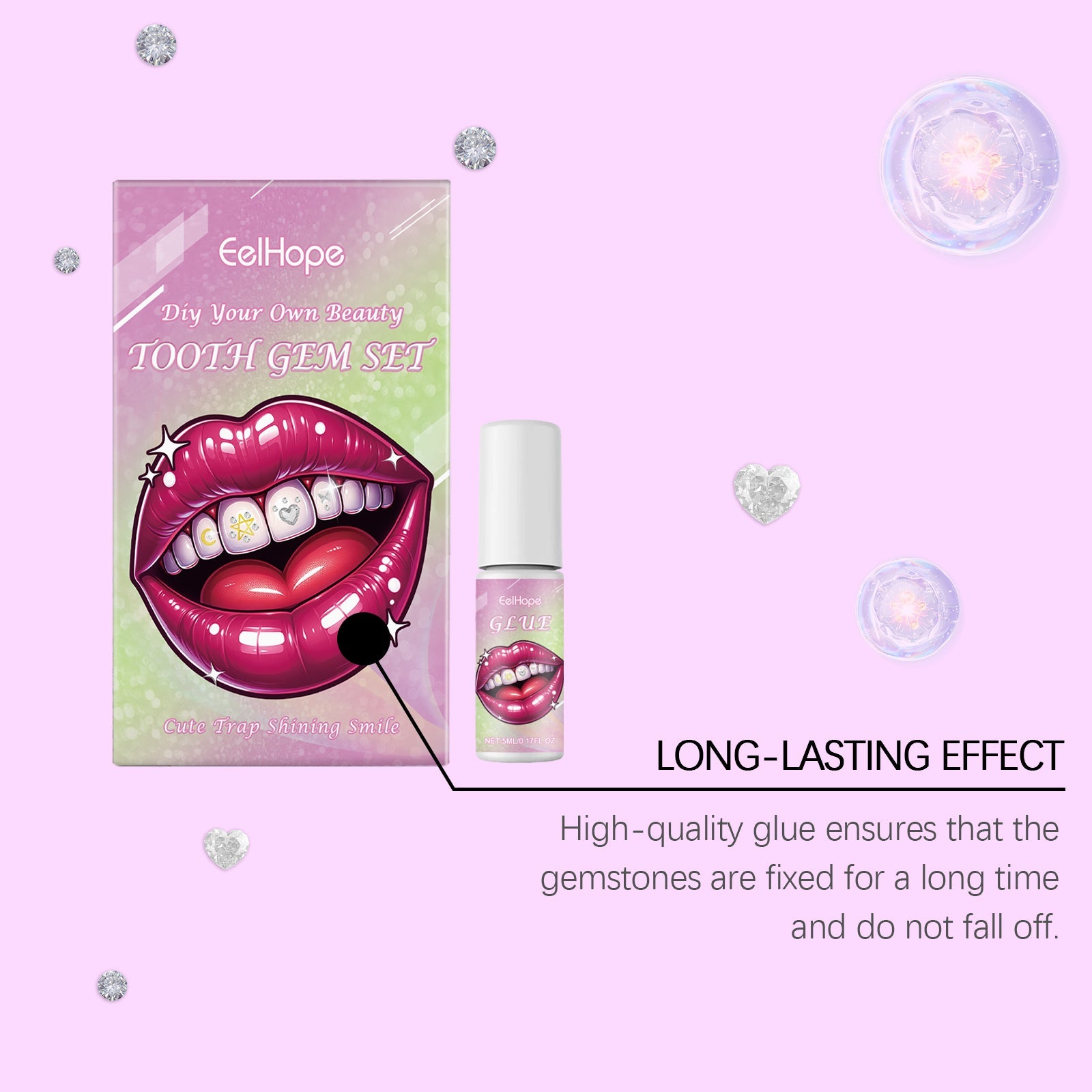 Fashion Teeth Set Diy Fashion Teeth Set Dental Beauty Decoration Drill Combination Personality