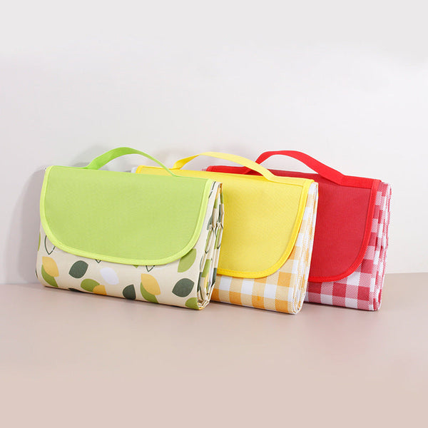 Outdoor Picnic Mat Camping Picnic Moisture Proof Mat Portable Seat Cushion Thickened Waterproof Picnic Cloth Outing Tent Floor Mat