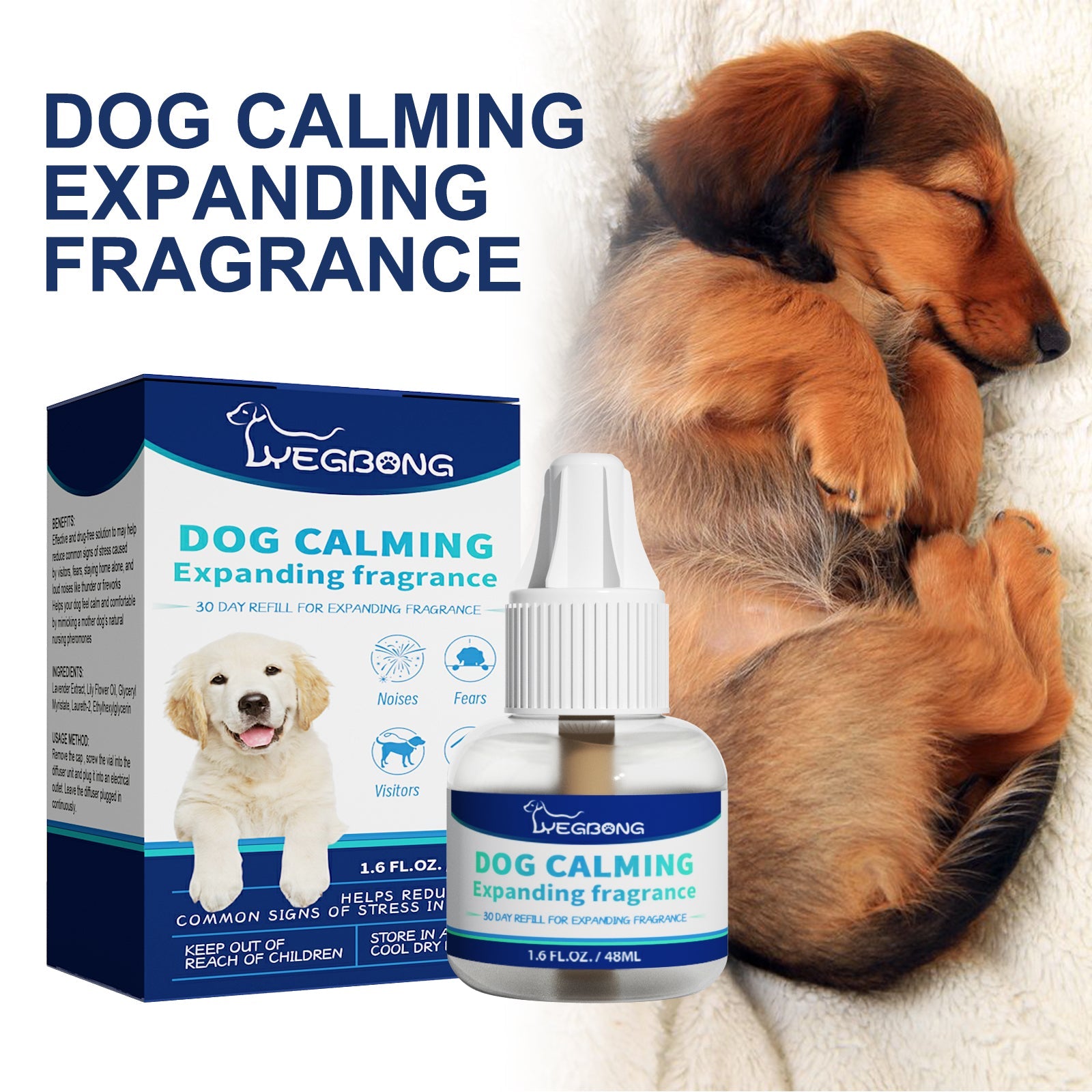 Pet Emotional Care Solution, Relieve Cats And Dogs Anxiety Fretful Comfortable And Calm Care Liquid