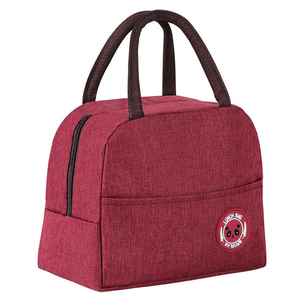 Fashion simple portable insulation bag waterproof fresh-keeping aluminum foil lunch box bag small lunch bag travel cooler bag