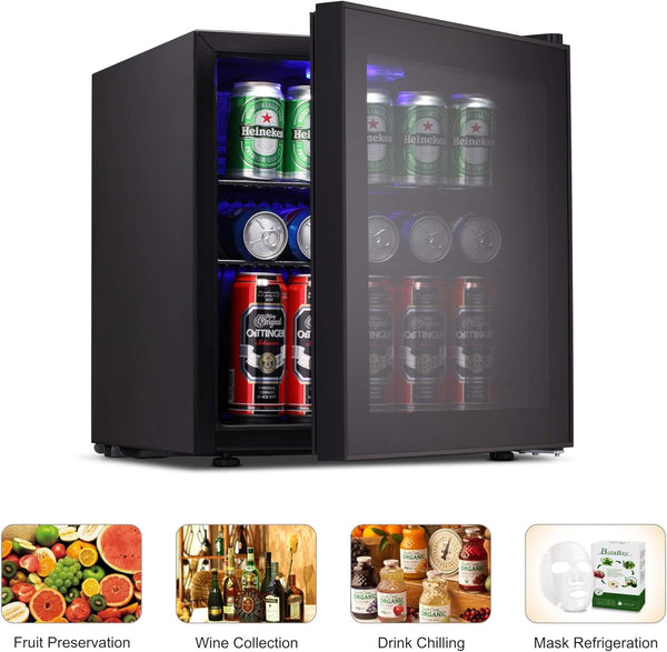 1.6 Cu.ft Mini Beverage Refrigerator and Cooler W5836H