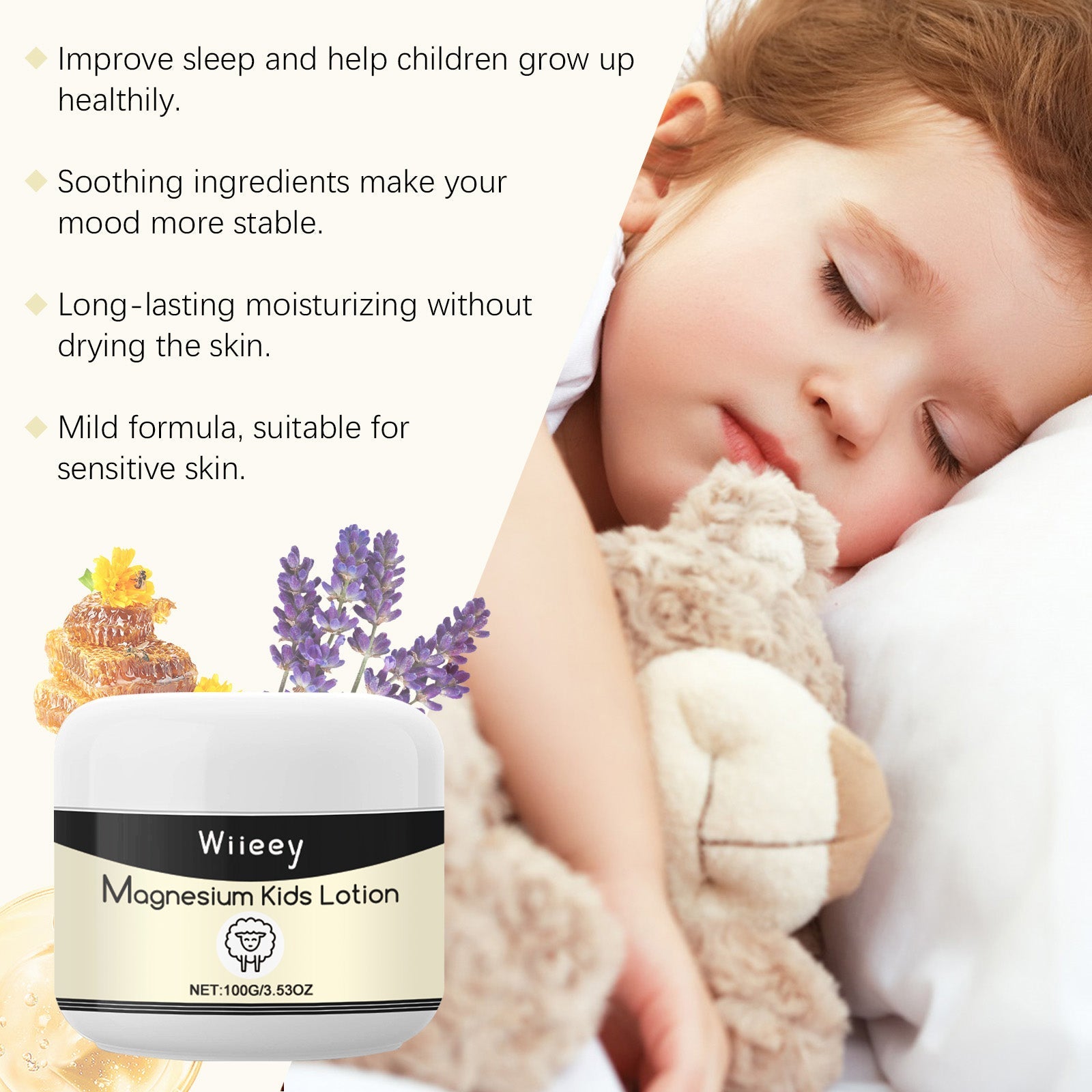 Children's Sleep Magnesium Cream Moisturizes And Gently Pamper Children's Body Skin Care Sleep Cream