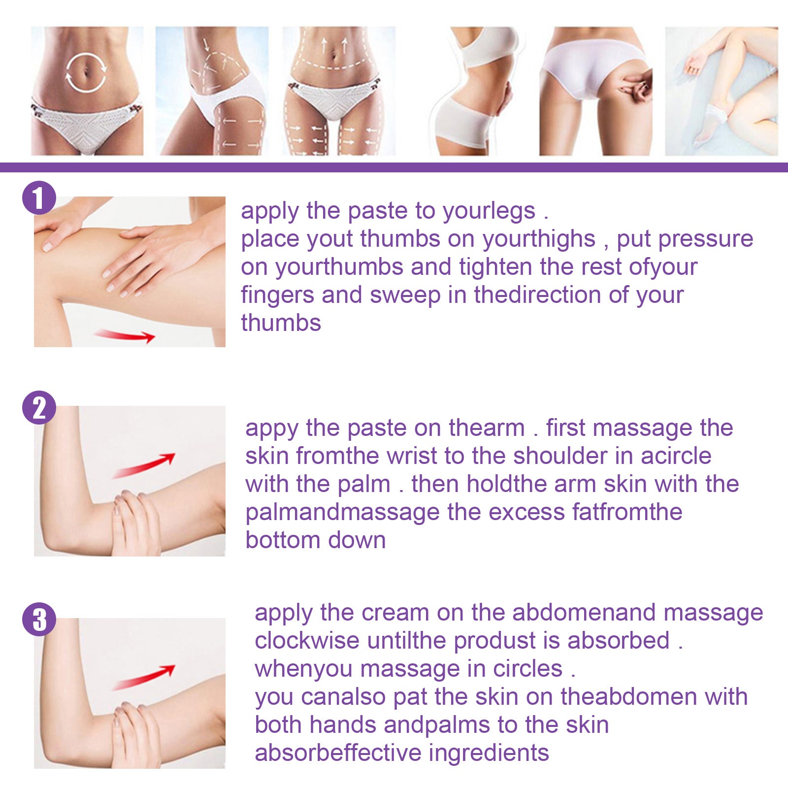 Firming Slimming Cream, Body Shaping Tighten And Moisturizing Skin Massage Cream