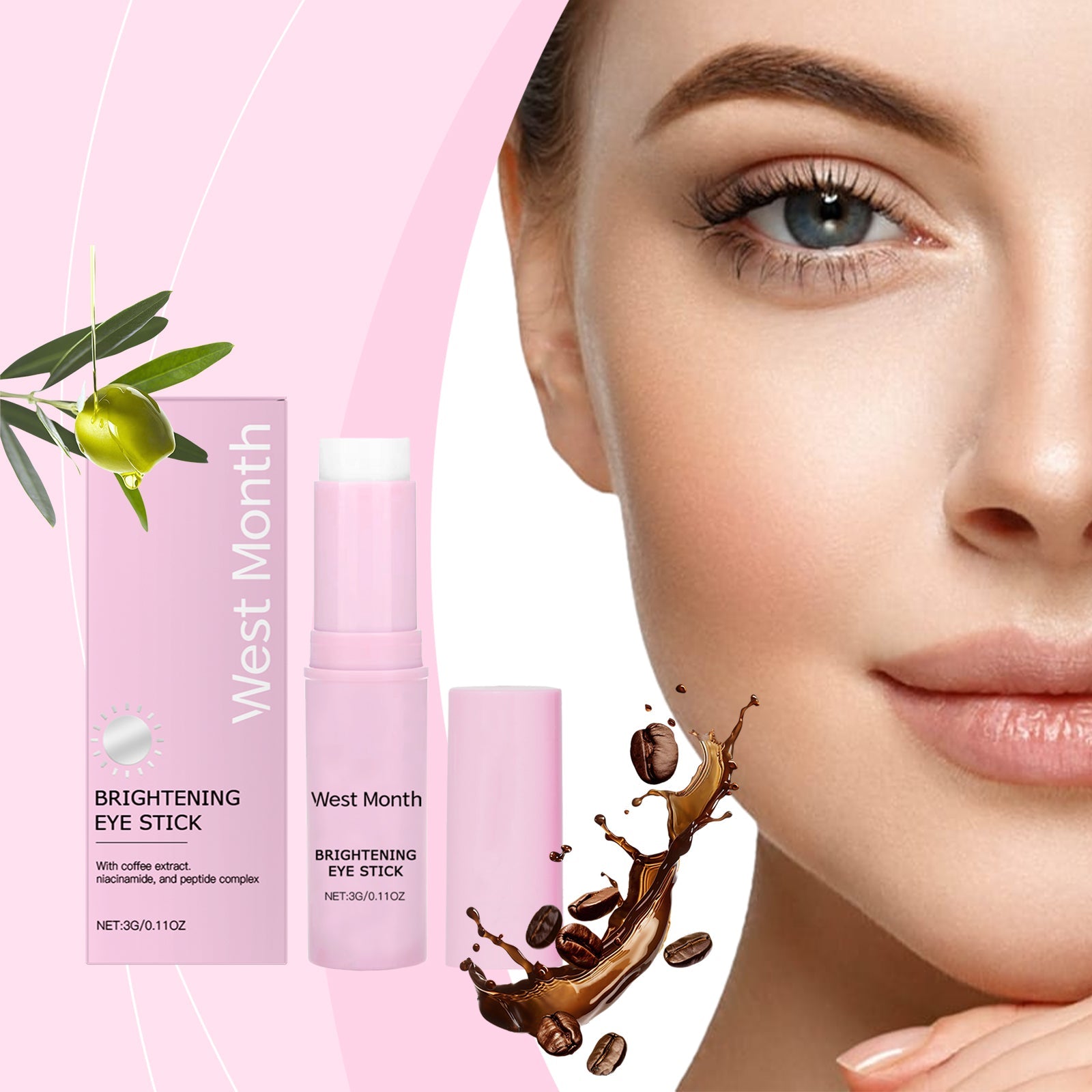 Firming Eye Cream Stick Tightens Skin Around Eyes, Lightens Fine Lines And Gently Careens Firming Eye Cream Stick