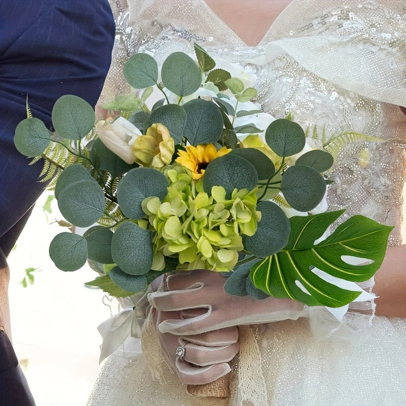 Artificial plants, eucalyptus leaves, festivals, weddings, home decor, DIY wreaths, bouquet accessories.