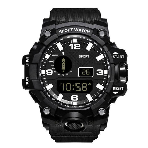 Multi functional outdoor men's electronic watch for male and female students running sports watch