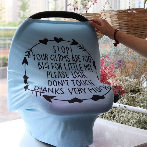 Multifunction Stretchy Baby Car Seat Cover Nursing Cover Breastfeeding Cover Shopping Cart Grocery Trolley Covers Carseat Canopy