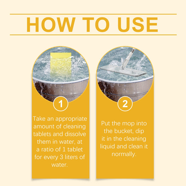 Household Floor Decontamination Cleaning Tablet Household Floor Decontamination Brightening Cleaning Tablet