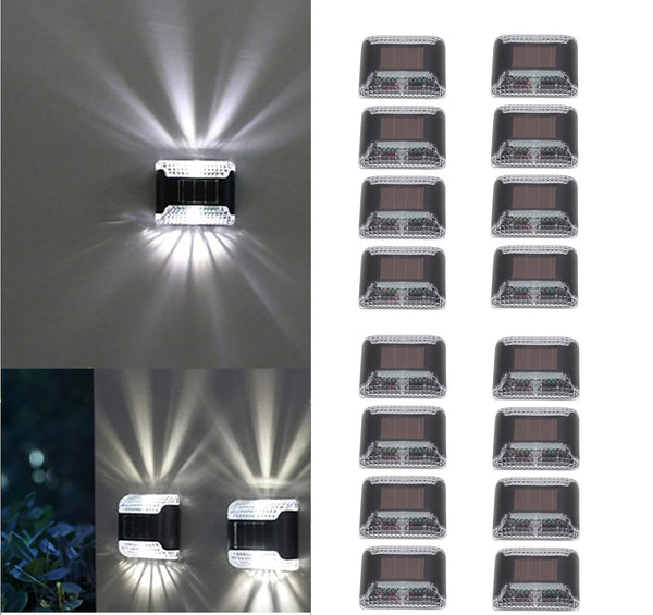 16 PACK SOLAR UP AND DOWN WALL LIGHT