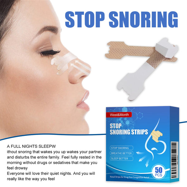 Stop Snoring Strips, Anti-snoring Dredging Respiratory Tract Anti-snoring Stop Patch Care