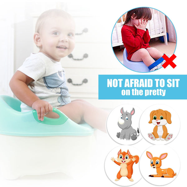 Potty Training Stickers Children's Potty Pee Training Cartoon Personality Paper Assisted Reward Stickers