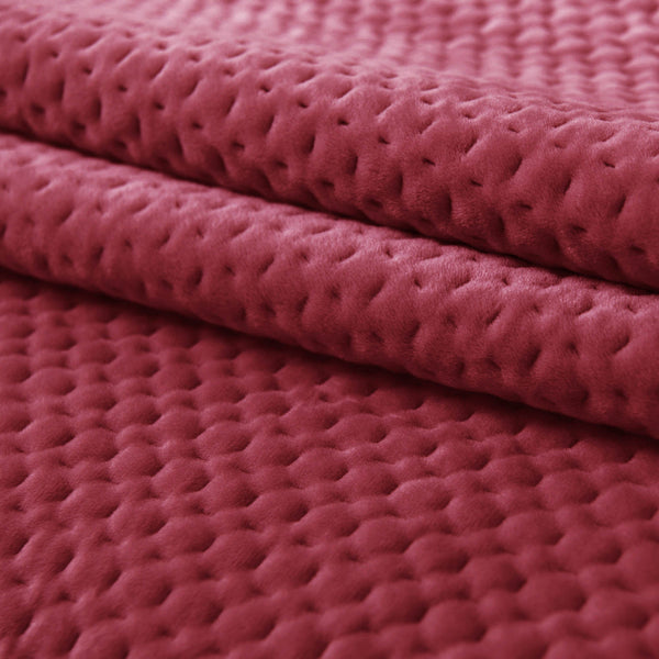 Kasentex All Season Cozy Velvet Quilt Set with Shams, Queen, King, Room Decor, Graduation Gifts